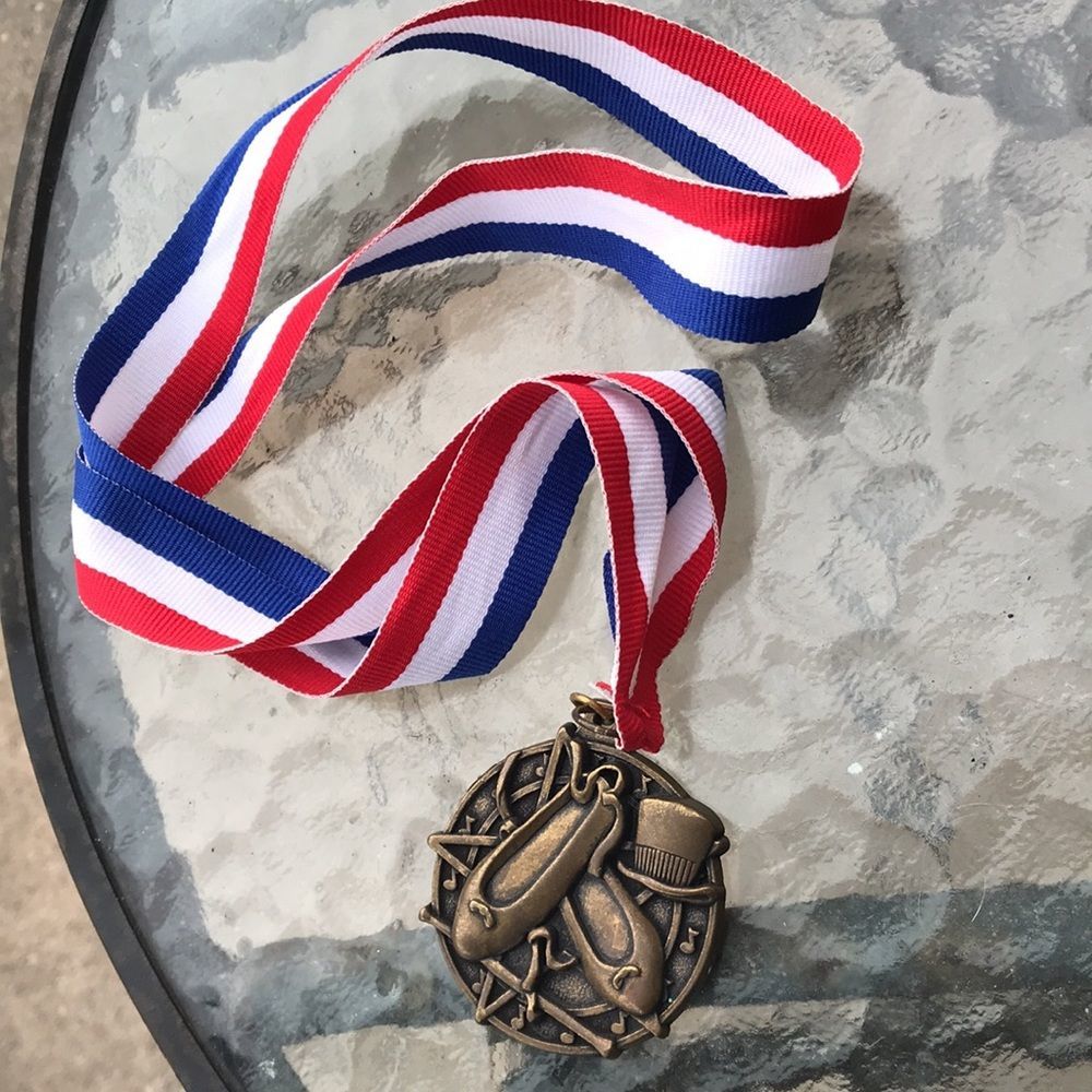 Dance Medal with Ballet Slippers